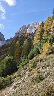 Triglav from Krma in October: up via Planika, down over Mali Triglav