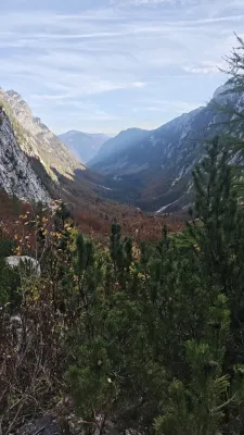 Triglav from Krma in October: up via Planika, down over Mali Triglav