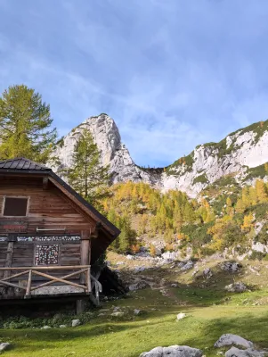 Triglav from Krma in October: up via Planika, down over Mali Triglav
