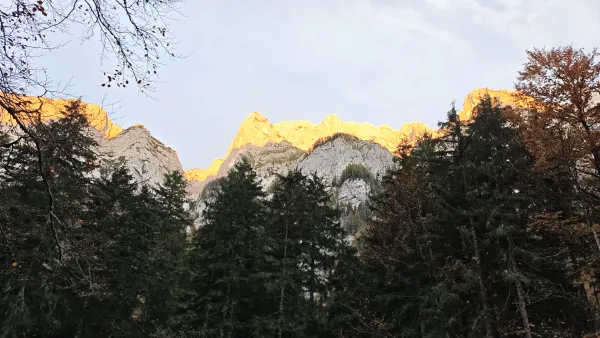 Triglav from Krma in October: up via Planika, down over Mali Triglav