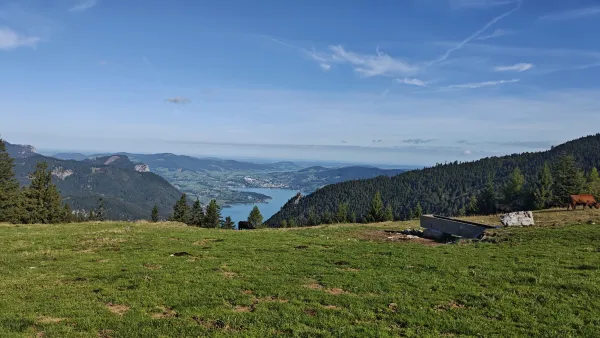 Schafberg from Wolfgangsee: hike up, cog railway down — Visite du sentier 13/13